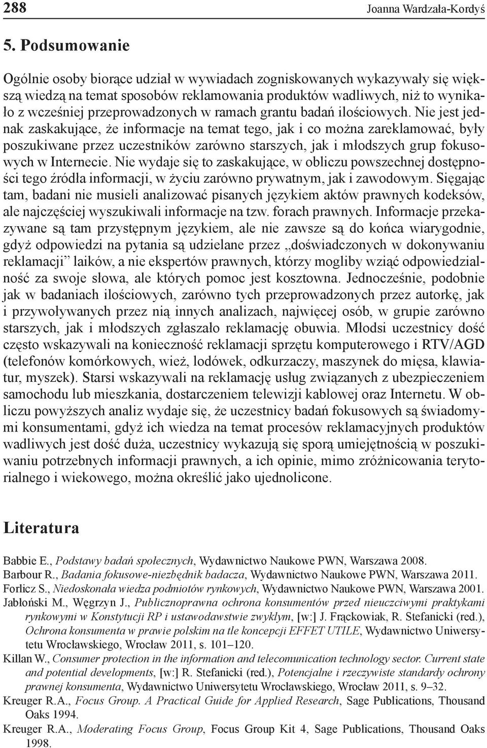 ramach grantu badań ilościowych.