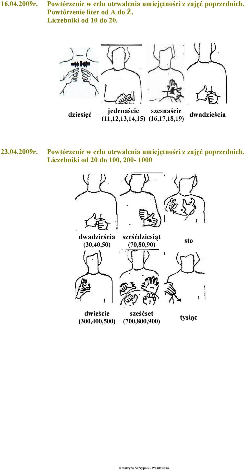 dwadzieścia 23.04.2009r.