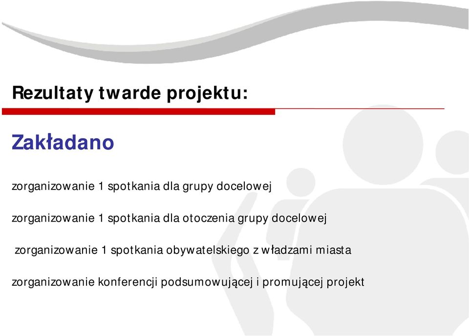 grupy docelowej zorganizowanie 1 spotkania obywatelskiego z