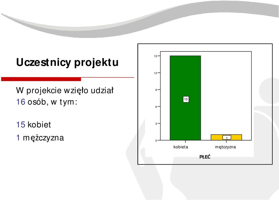 osób, w tym: 9 6 15 15 kobiet 1