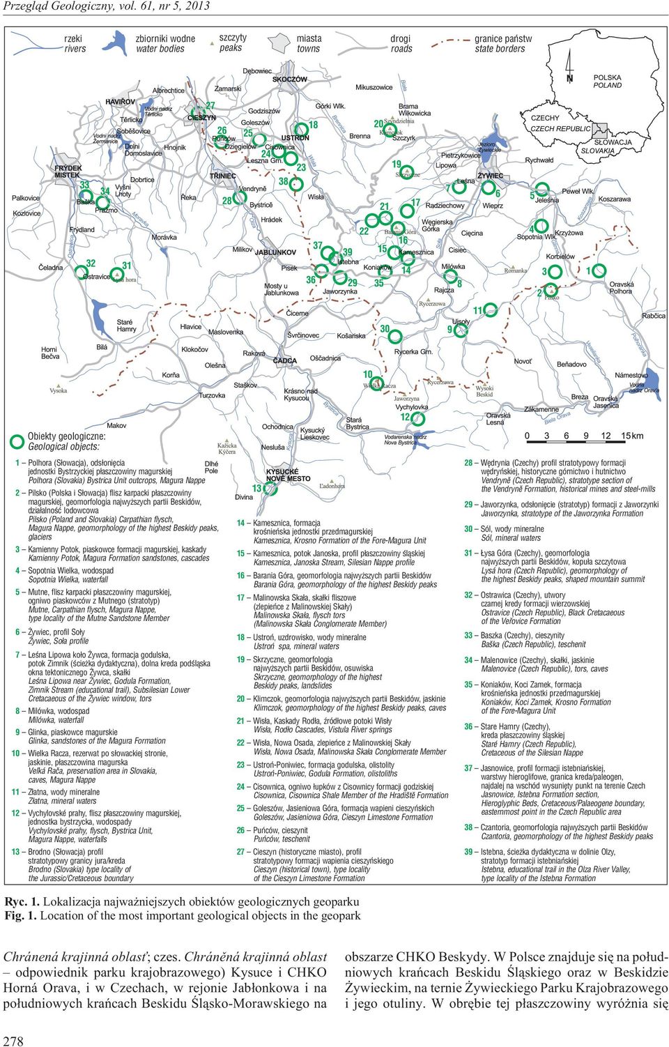 Pilsko (Polska i S³owacja) flisz karpacki p³aszczowiny magurskiej, geomorfologia najwy szych partii Beskidów, dzia³alnoœæ lodowcowa Pilsko (Poland and Slovakia) Carpathian flysch, Magura Nappe,