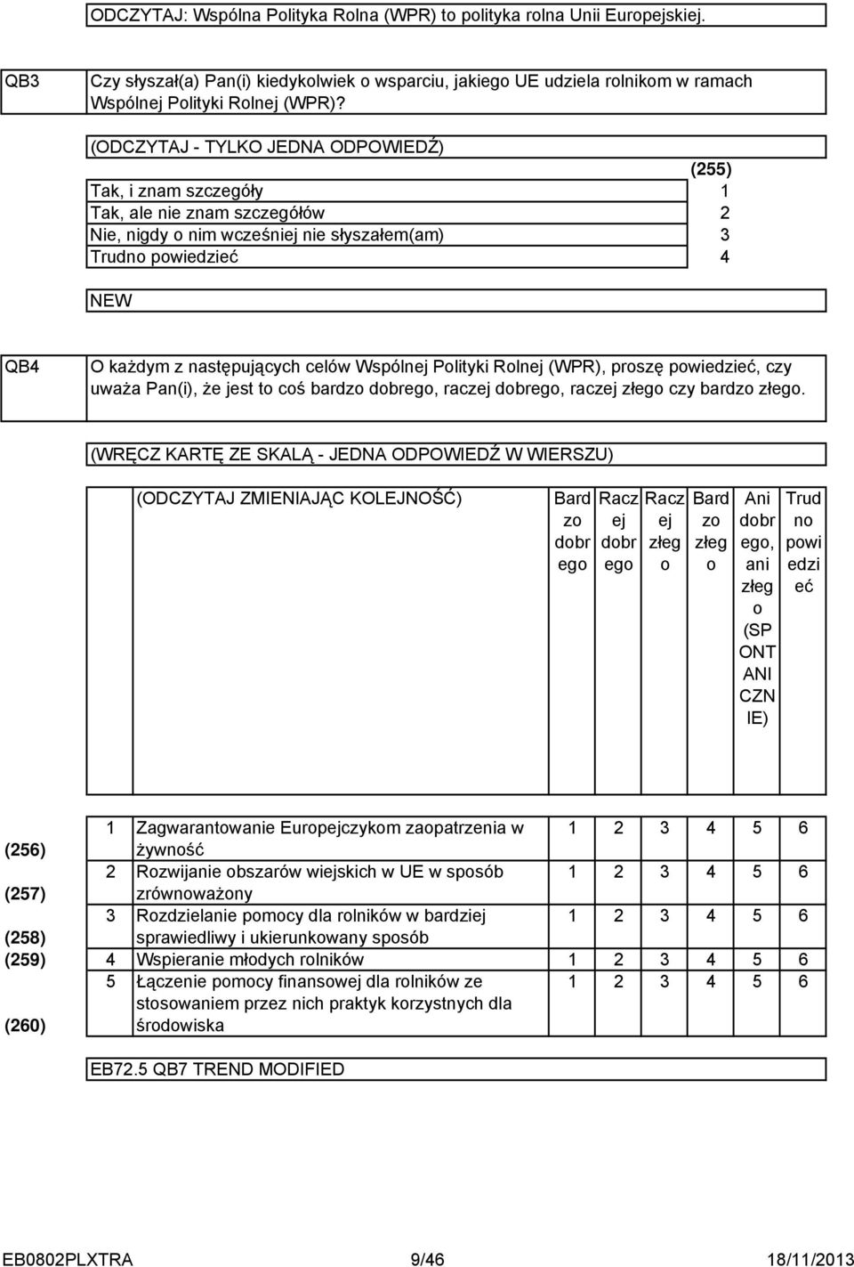 (WPR), proszę powiedzieć, czy uważa Pan(i), że jest to coś bardzo dobrego, raczej dobrego, raczej złego czy bardzo złego.