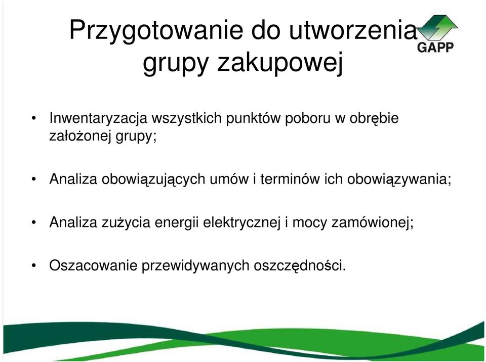 obowiązujących umów i terminów ich obowiązywania; Analiza zuŝycia