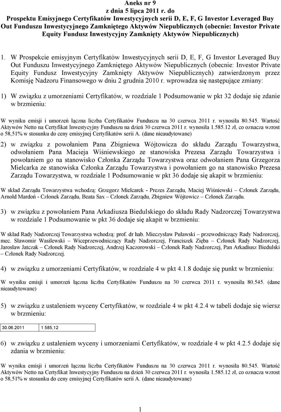 Inwestycyjny Zamknięty Aktywów Niepublicznych) 1.