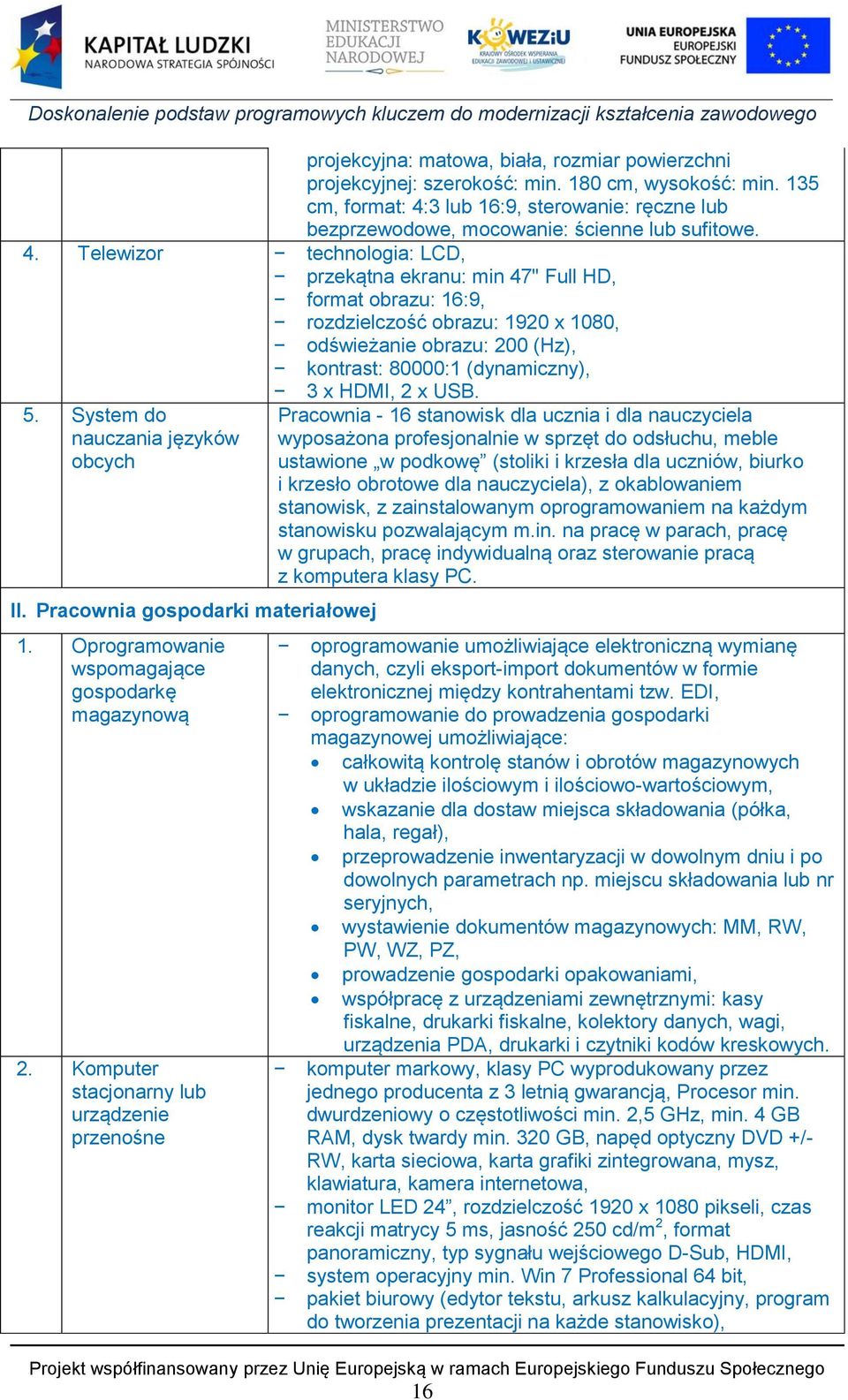 3 lub 16:9, sterowanie: ręczne lub bezprzewodowe, mocowanie: ścienne lub sufitowe. 4.