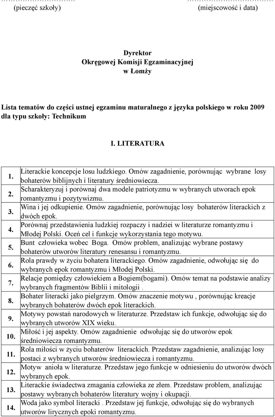 Scharakteryzuj i porównaj dwa modele patriotyzmu w wybranych utworach epok romantyzmu i pozytywizmu. Wina i jej odkupienie. Omów zagadnienie, porównując losy bohaterów literackich z dwóch epok.