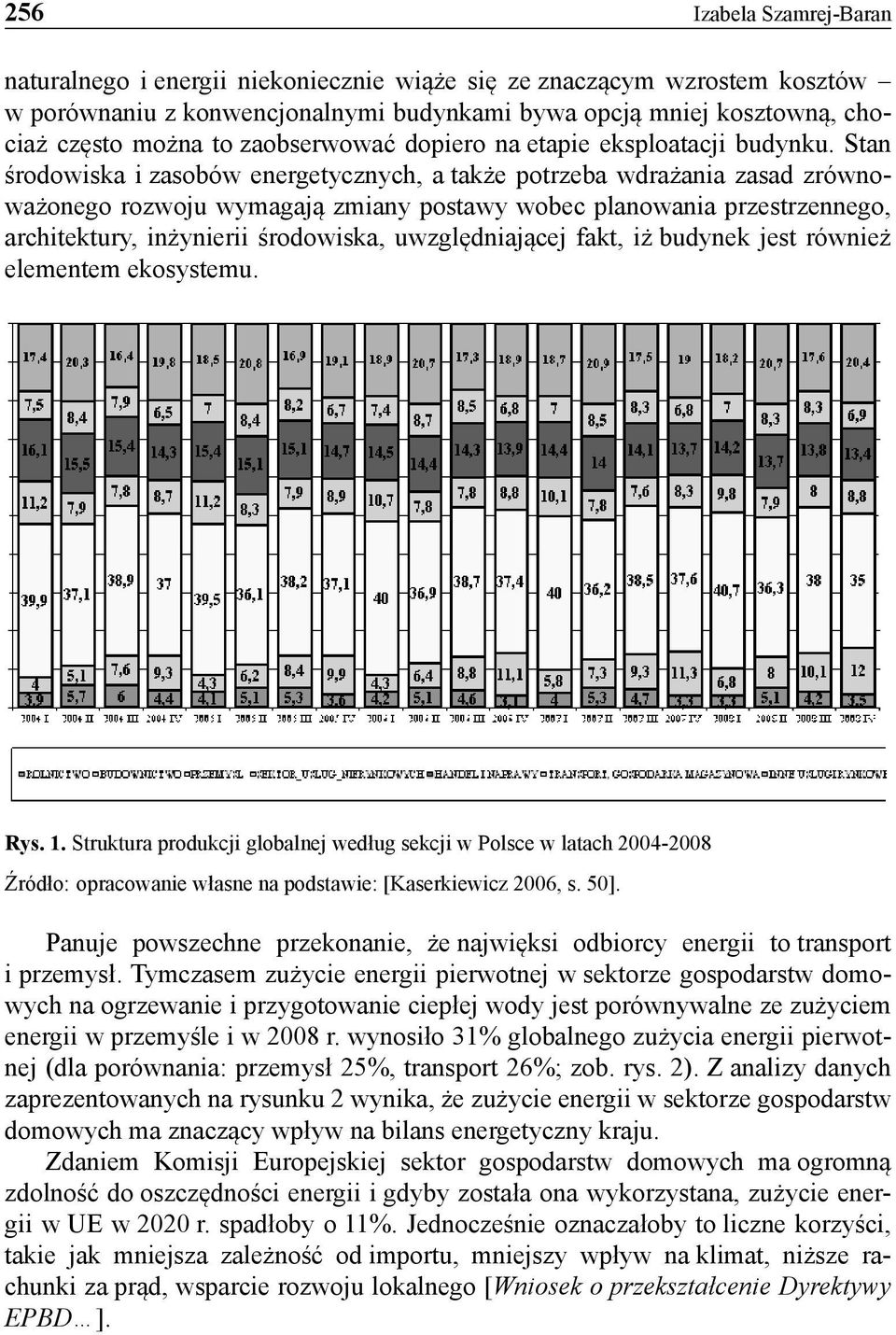 Stan środowiska i zasobów energetycznych, a także potrzeba wdrażania zasad zrównoważonego rozwoju wymagają zmiany postawy wobec planowania przestrzennego, architektury, inżynierii środowiska,