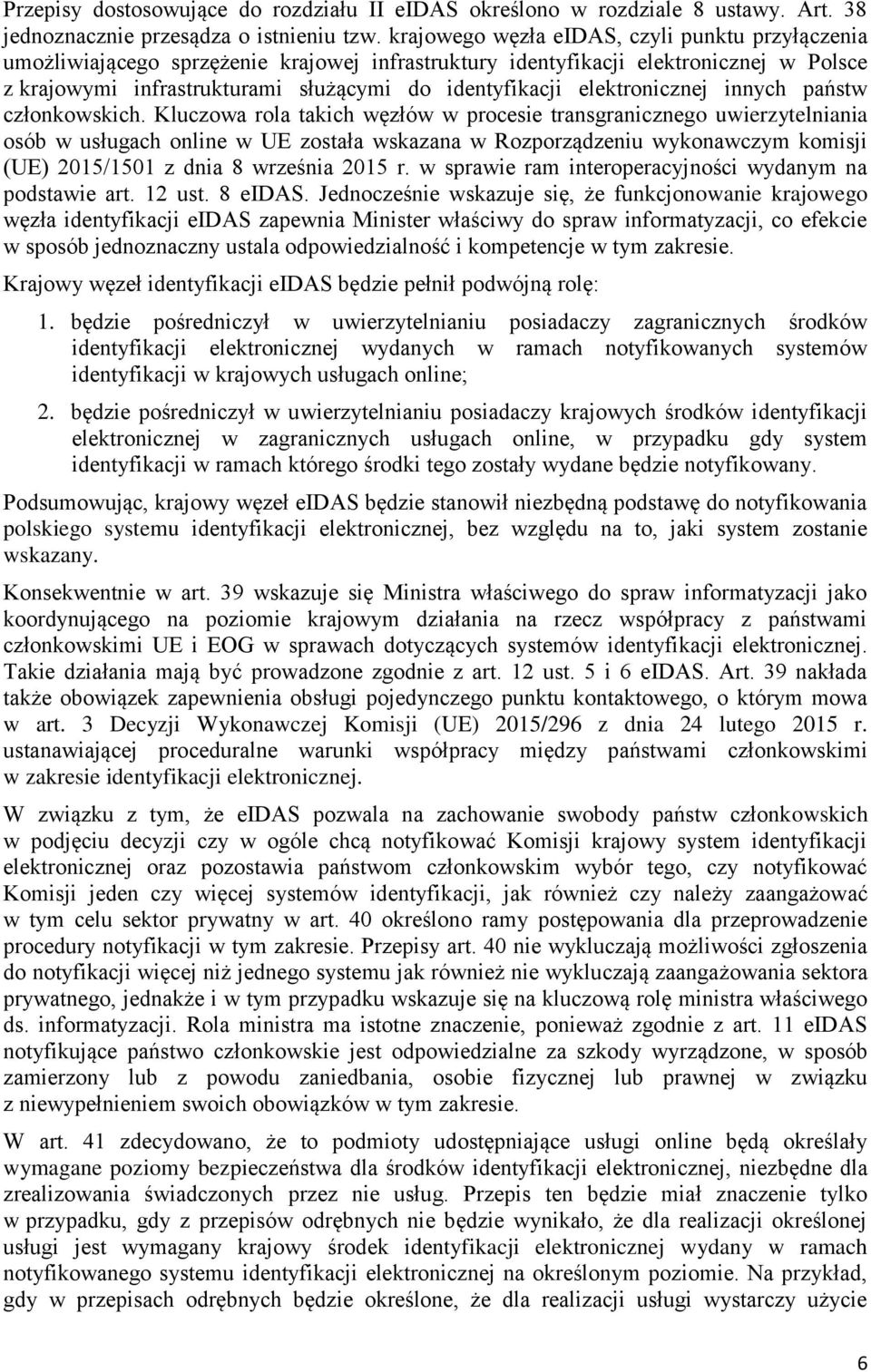 elektronicznej innych państw członkowskich.