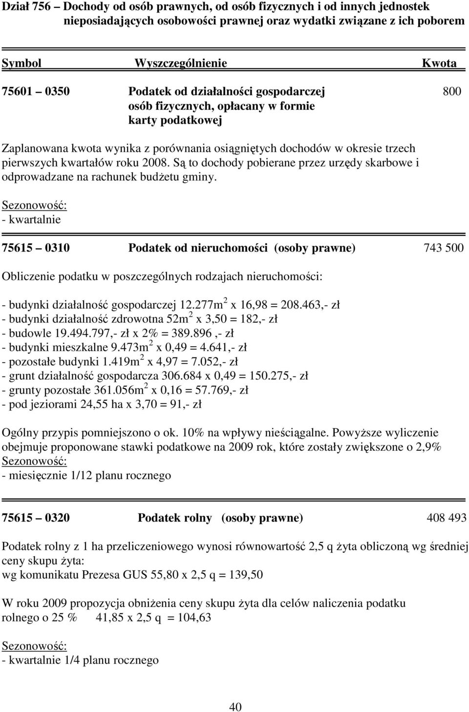 Są to dochody pobierane przez urzędy skarbowe i odprowadzane na rachunek budŝetu gminy.