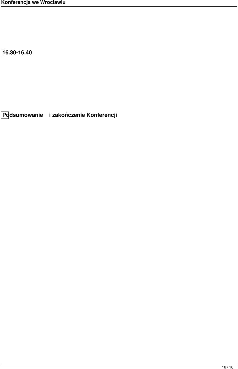 Podsumowanie i