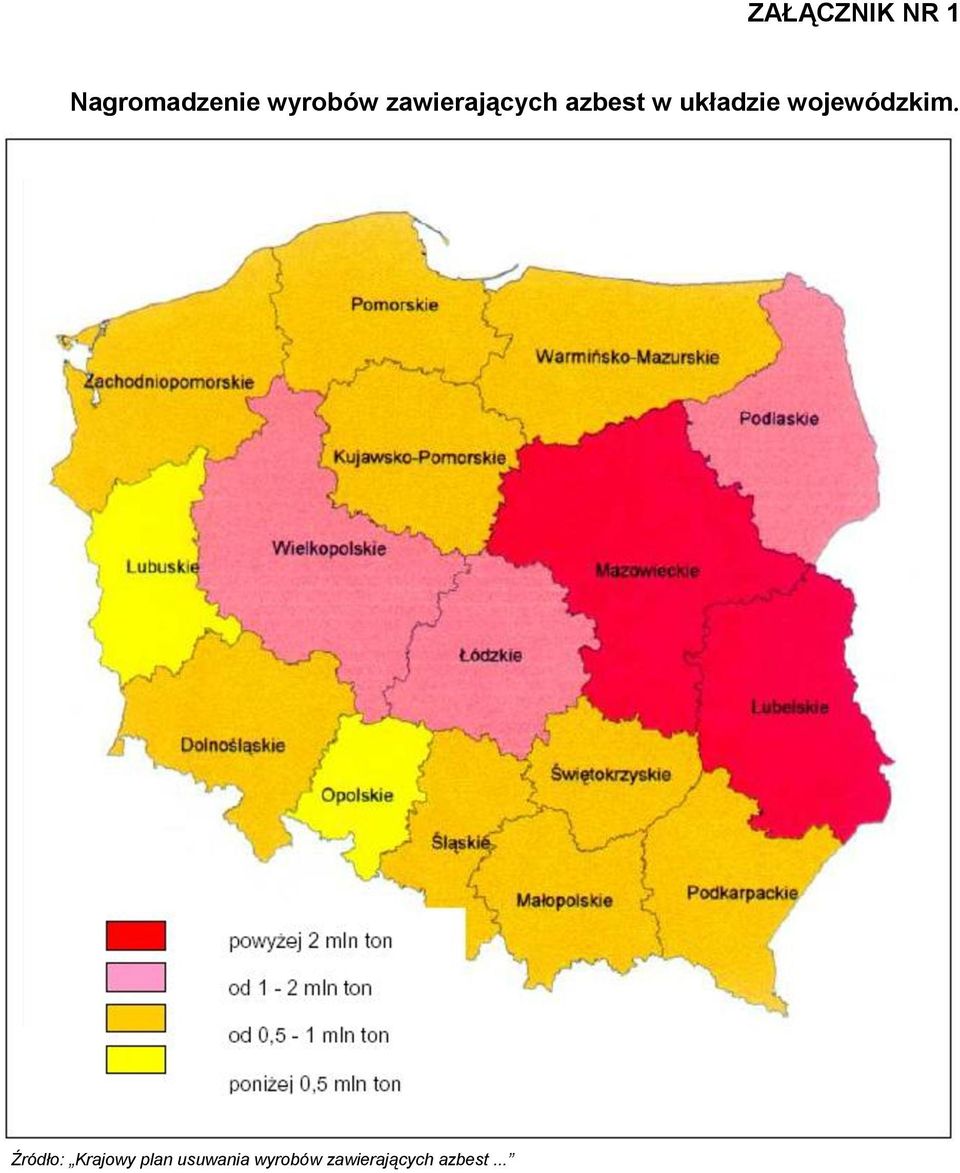układzie wojewódzkim.