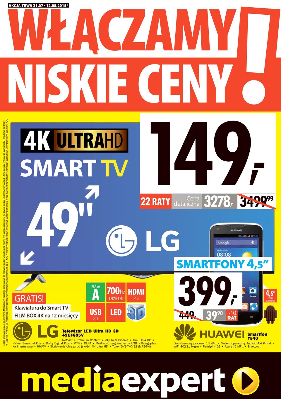 Informacje nie stanowią oferty w rozumieniu art. 66 1 K. C. W niektórych przypadkach zestawy lub pakiety promocyjne mogą być dostępne wyłącznie w sklepach detalicznych. Ceny produktów podane w PLN.