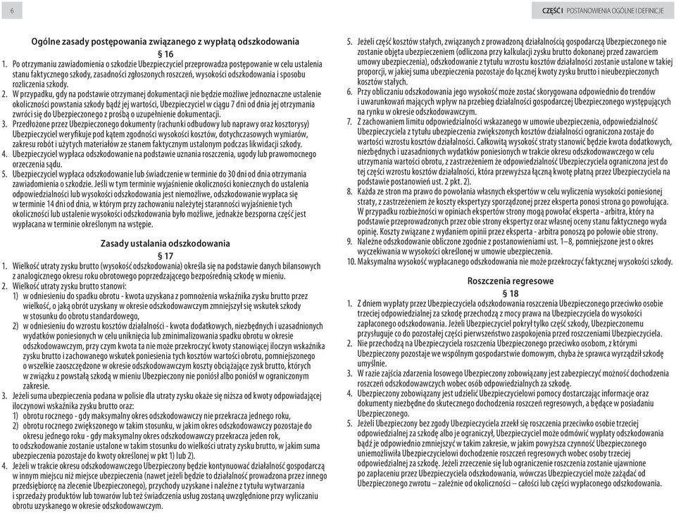 rozliczenia szkody. 2.