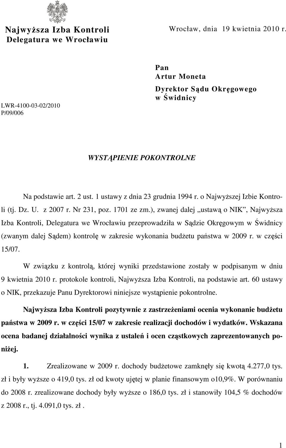 Dz. U. z 2007 r. Nr 231, poz. 1701 ze zm.