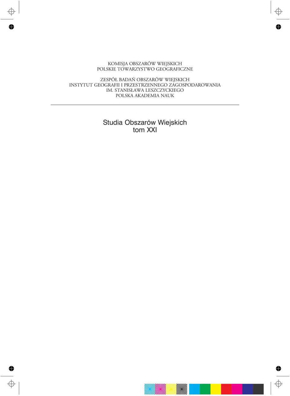 GEOGRAFII I PRZESTRZENNEGO ZAGOSPODAROWANIA IM.