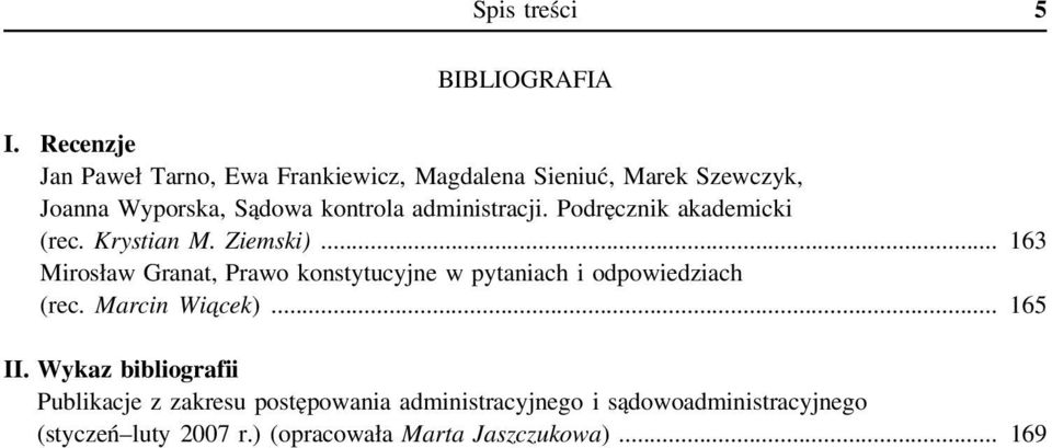 administracji. Podręcznik akademicki (rec. Krystian M. Ziemski).