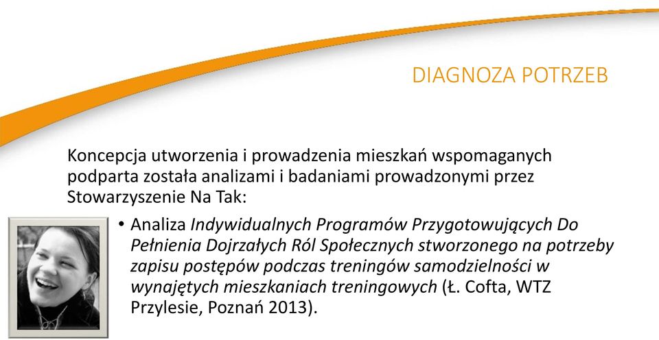 Przygotowujących Do Pełnienia Dojrzałych Ról Społecznych stworzonego na potrzeby zapisu postępów