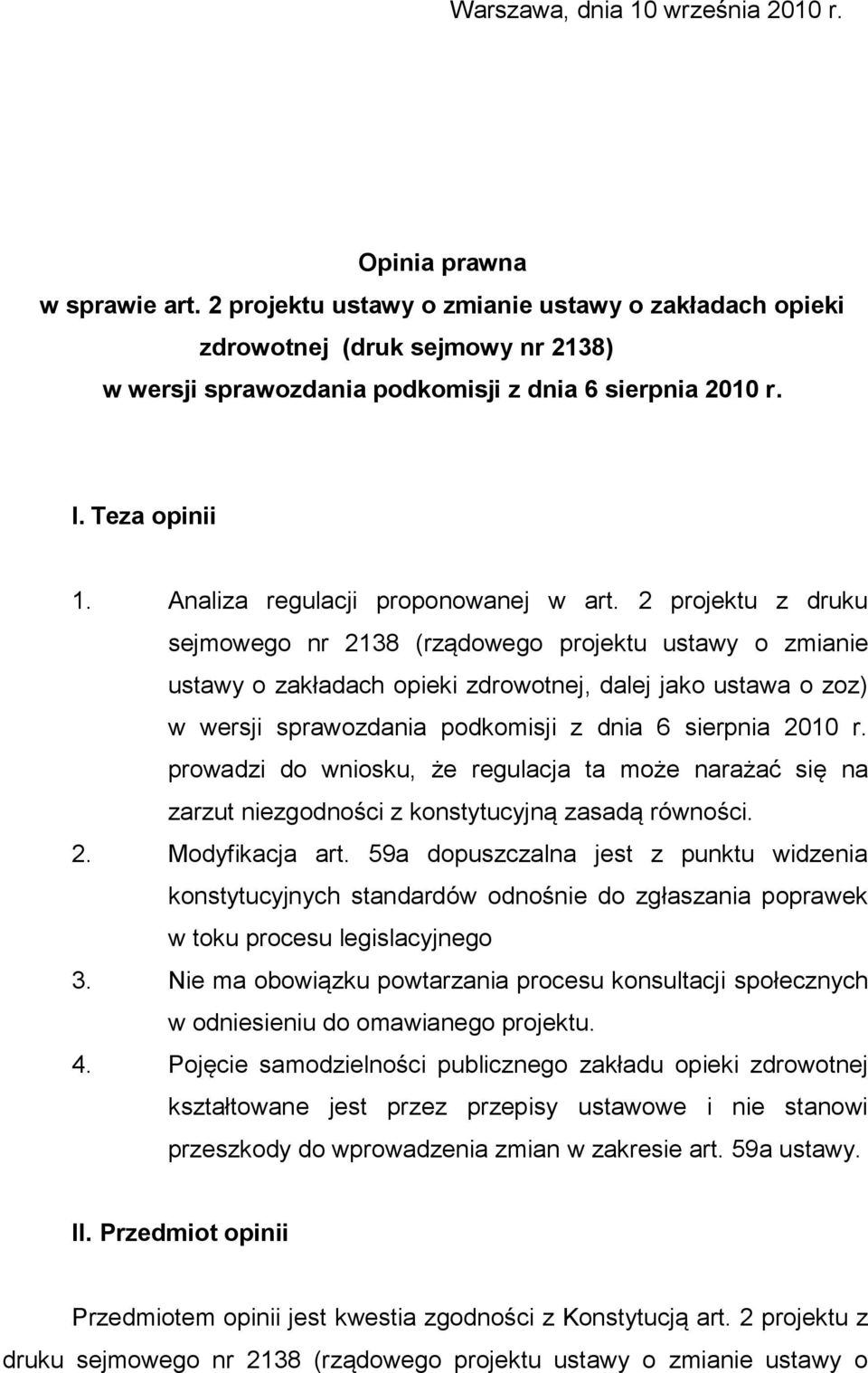 Analiza regulacji proponowanej w art.