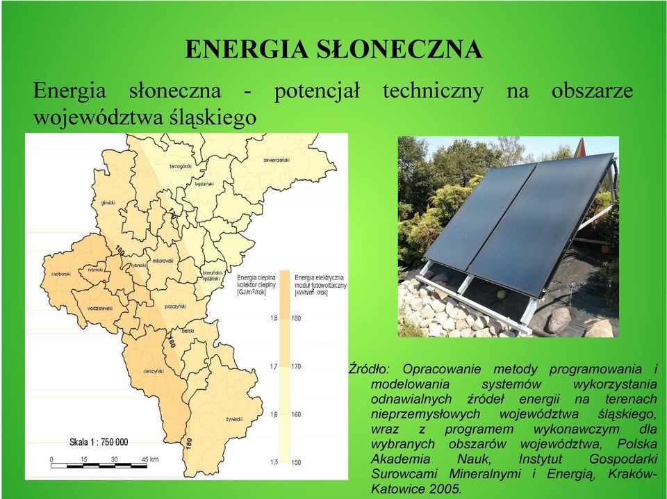 terenach nieprzemysłowych województwa śląskiego, wraz z programem wykonawczym dla wybranych obszarów