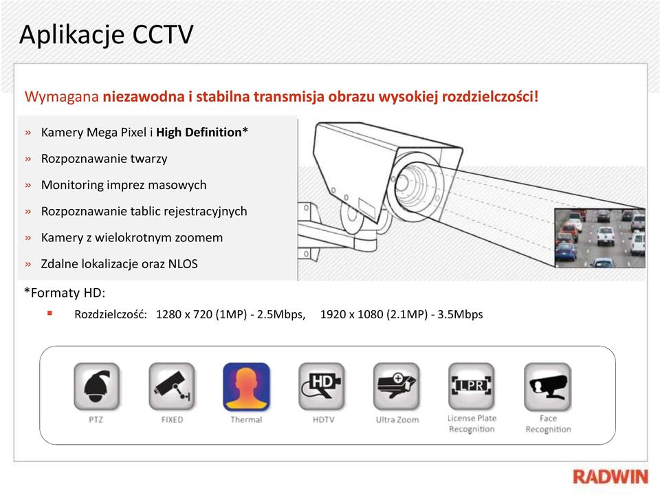 Rozpoznawanie tablic rejestracyjnych» Kamery z wielokrotnym zoomem» Zdalne lokalizacje