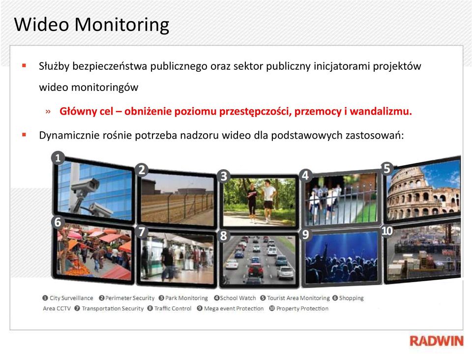 obniżenie poziomu przestępczości, przemocy i wandalizmu.
