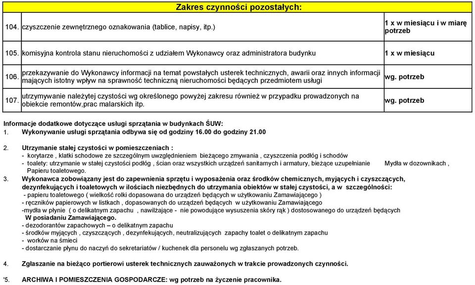 innych informacji 106. wg.