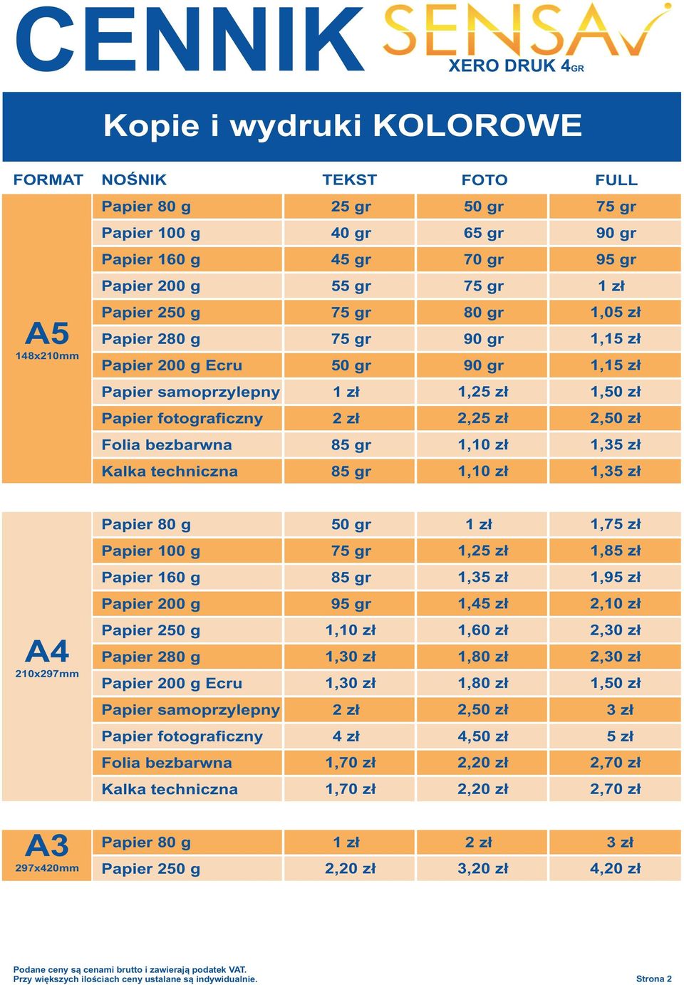 1,35 zł 85 gr 1,10 zł 1,35 zł A4 10x97mm Papier 80 g Papier 100 g Papier 160 g Papier 00 g Papier 50 g 50 gr 75 gr 85 gr 95 gr 1,10 zł 1 zł 1,5 zł 1,35 zł 1,45 zł 1,60 zł 1,75 zł 1,85 zł 1,95 zł,10