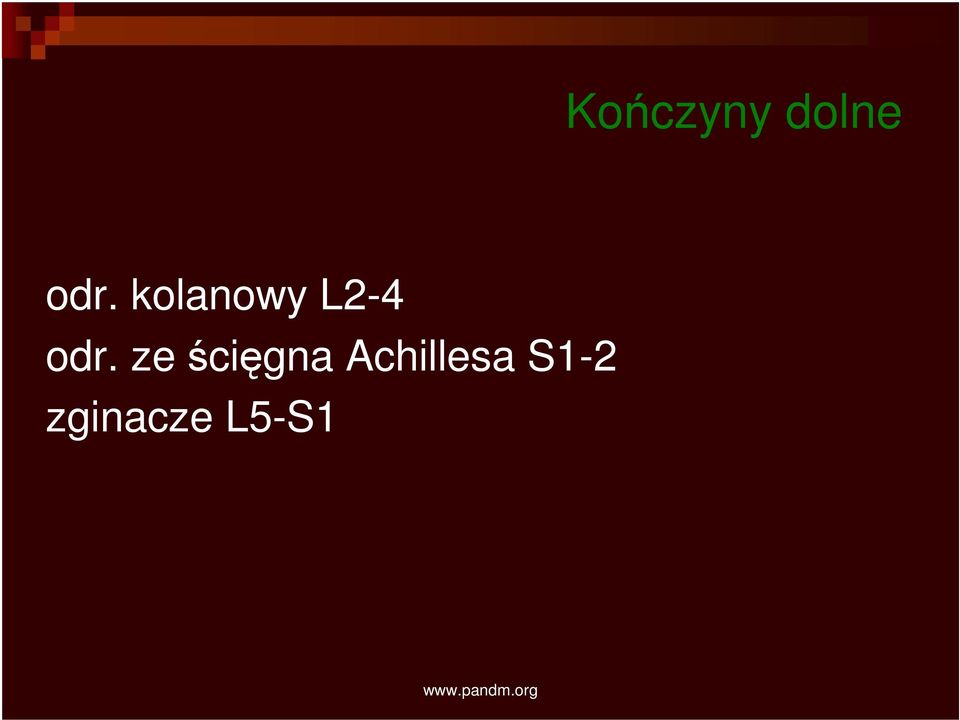 ze ścięgna