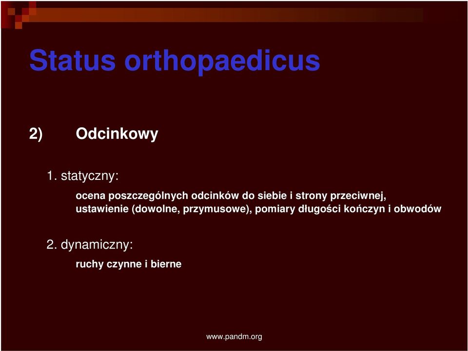strony przeciwnej, ustawienie (dowolne, przymusowe),