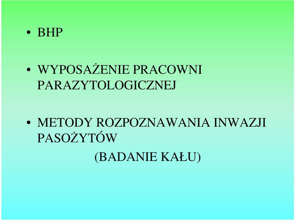 PARAZYTOLOGICZNEJ