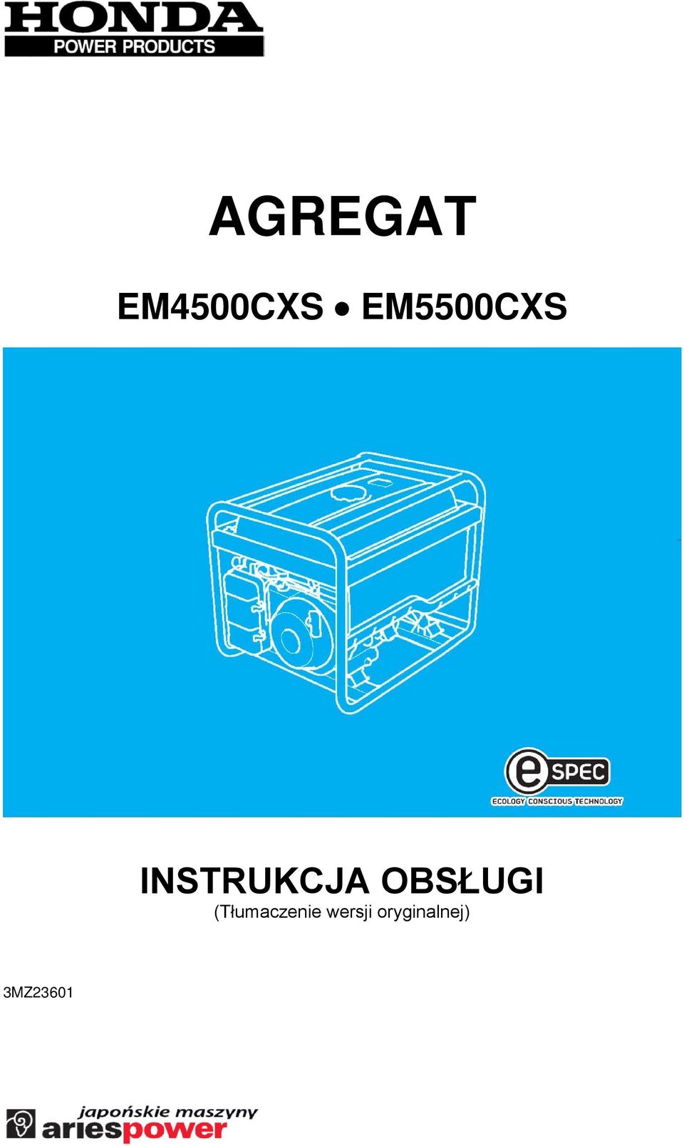 OBSŁUGI (Tłumaczenie
