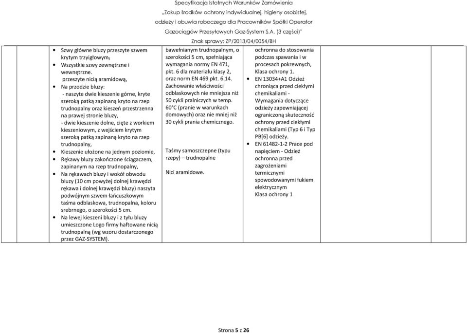 kieszenie dolne, cięte z workiem kieszeniowym, z wejściem krytym szeroką patką zapinaną kryto na rzep trudnopalny, Kieszenie ułożone na jednym poziomie, Rękawy bluzy zakończone ściągaczem, zapinanym