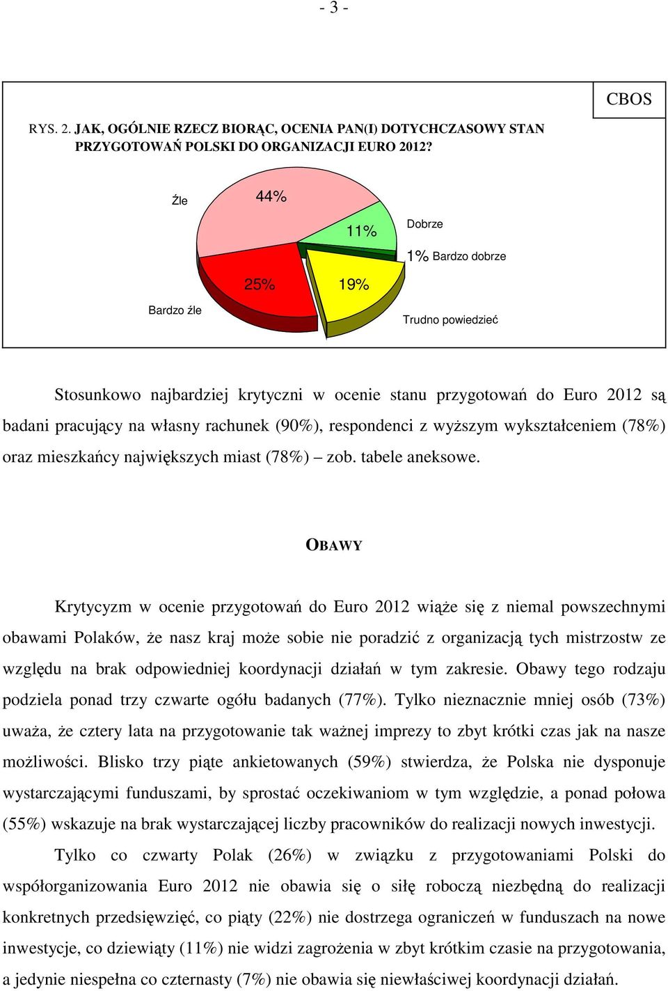 wykształceniem (78%) oraz mieszkańcy największych miast (78%) zob. tabele aneksowe.