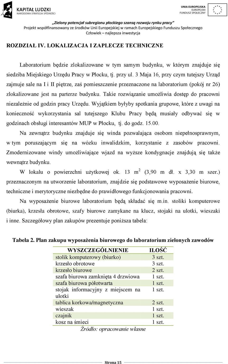 Takie rozwiązanie umożliwia dostęp do pracowni niezależnie od godzin pracy Urzędu.