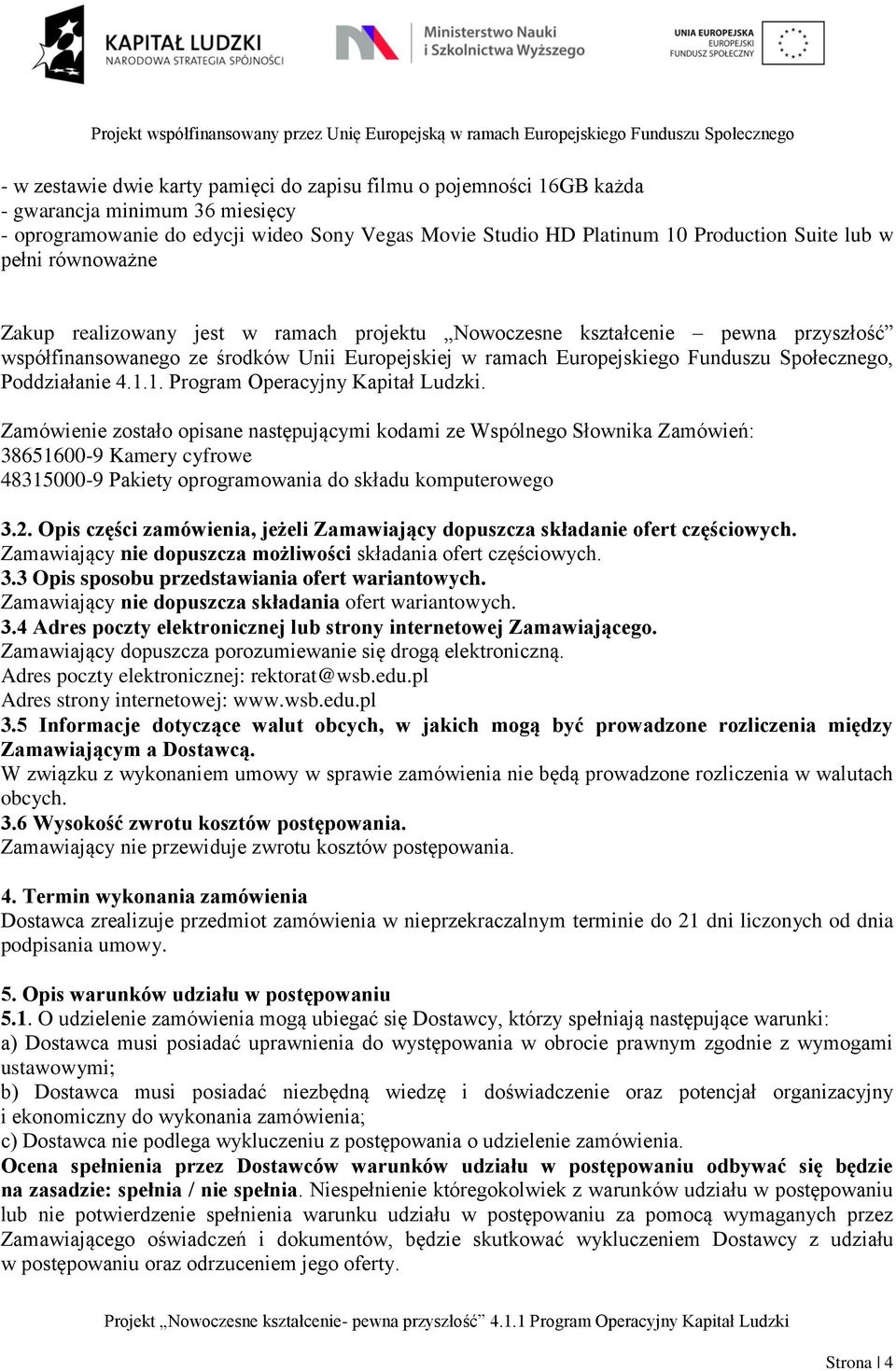 Poddziałanie 4.1.1. Program Operacyjny Kapitał Ludzki.