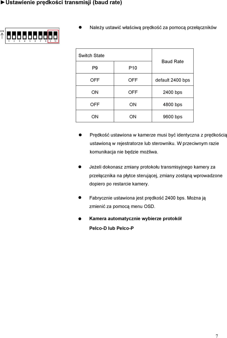 W przeciwnym razie komunikacja nie będzie możliwa.