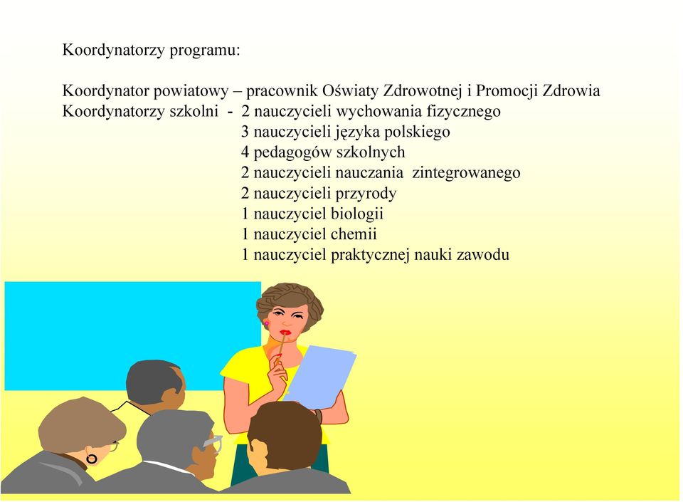 języka polskiego 4 pedagogów szkolnych 2 nauczycieli nauczania zintegrowanego 2