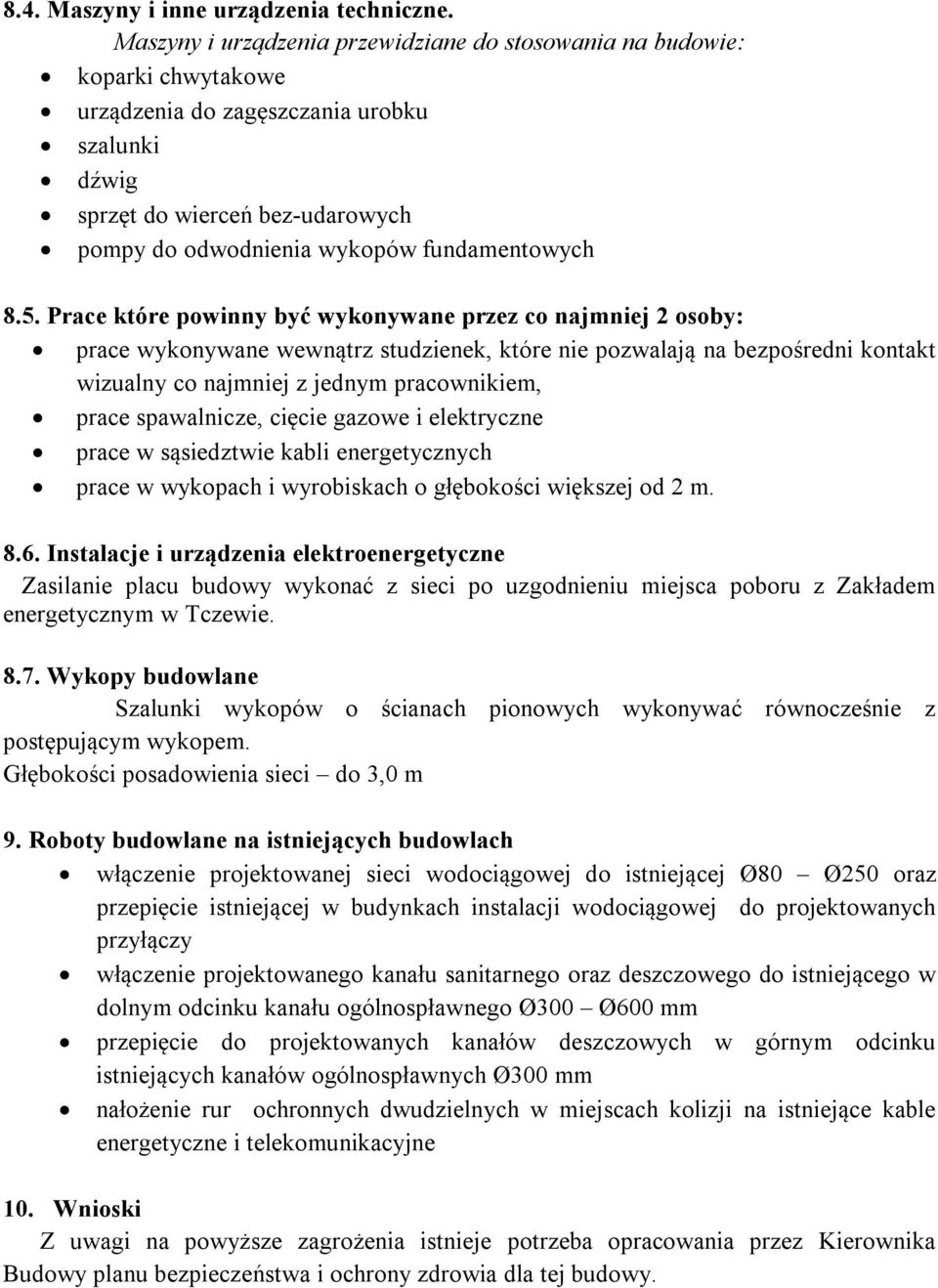 fundamentowych 8.5.