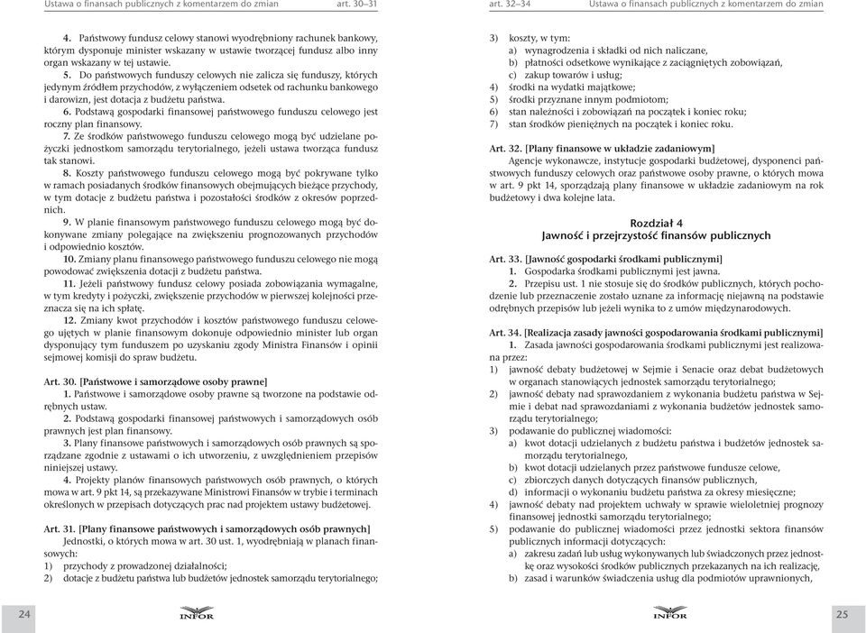 Podstawą gospodarki finansowej państwowego funduszu celowego jest roczny plan finansowy. 7.