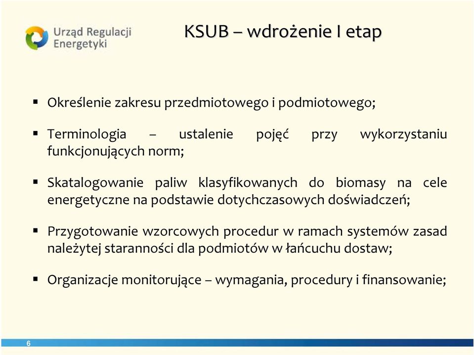 podstawie dotychczasowych doświadczeń; Przygotowanie wzorcowych procedur w ramach systemów zasad należytej