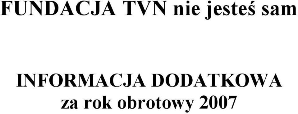 za rok