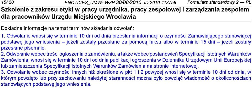 przesłane pisem. 2.
