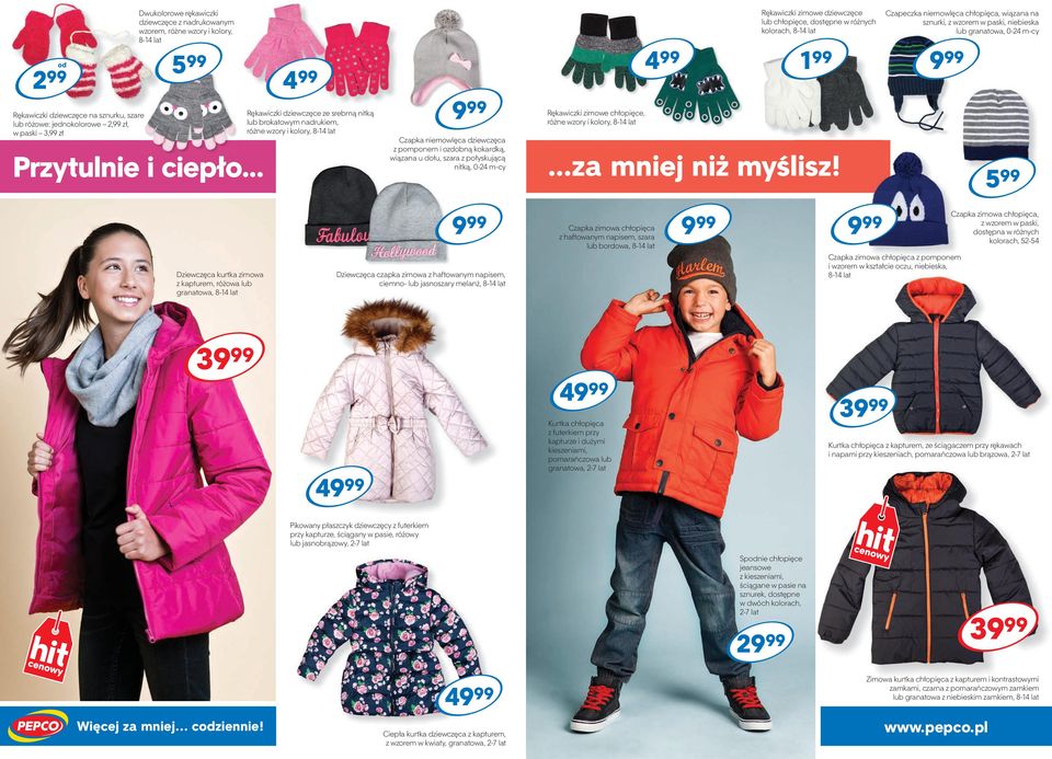 pomponem i ozdobną kokardką, wiązana u dołu, szara z połyskującą nitką, 0-24 m-cy Przytulnie i ciepło.