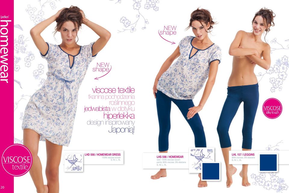 VISCOSESE silky touch VISCOSESE textile LHD 598 / HOMEWEAR DRESS 100% viscose woven