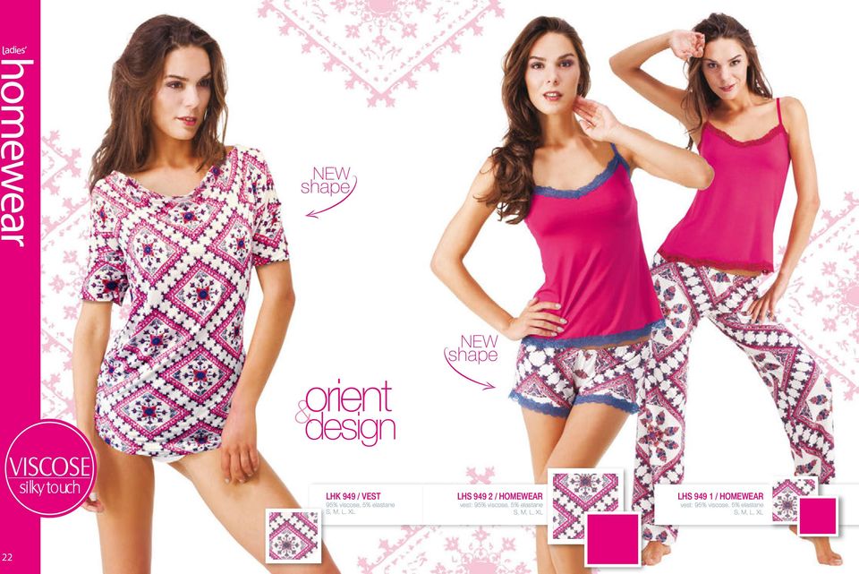 949 2 / HOMEWEAR vest: 95% viscose, 5% elastane