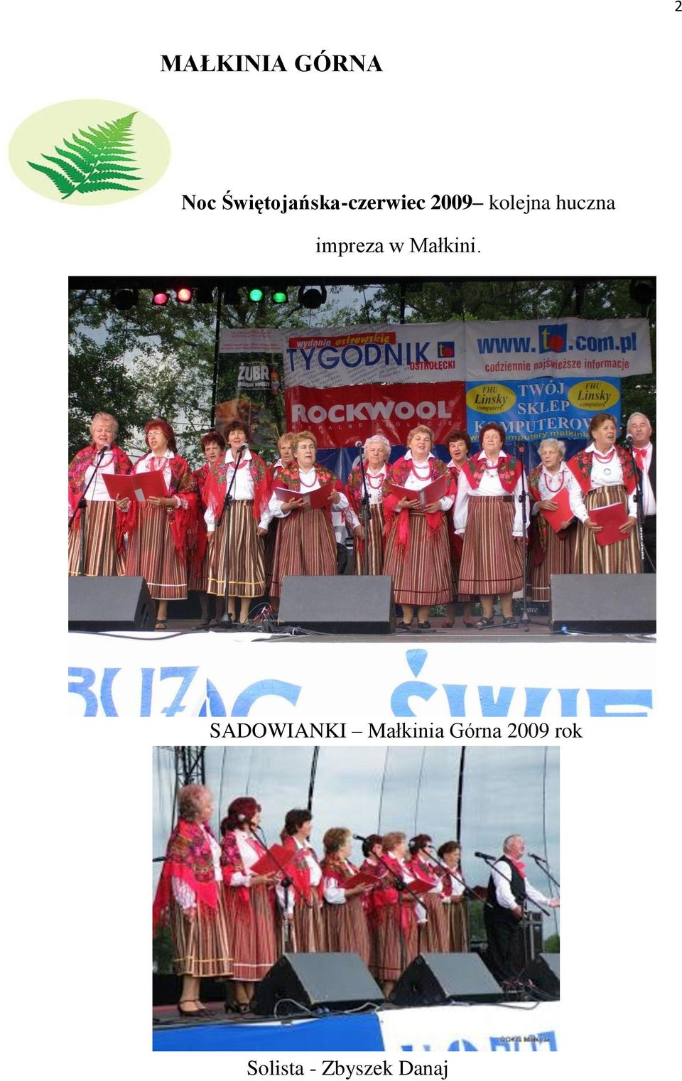 huczna impreza w Małkini.