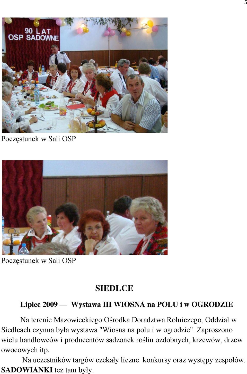 "Wiosna na polu i w ogrodzie".