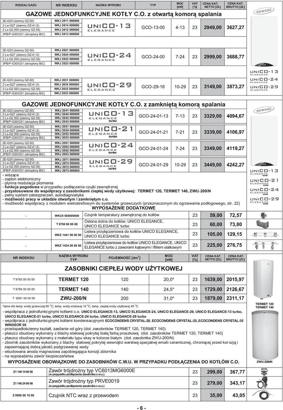350 (ziemny GZ-35) WKJ 2022 000000 3PB/P-G30/G31 (skroplony BiC) WKJ 20 000000 GCO-24-00 7-24 2999,00 3688,77 2E-G20 (ziemny GZ-50) WKJ 2031 000000 2 Lw-G27 (ziemny GZ-41,5) WKJ 2034 000000 2 Ls-G2.