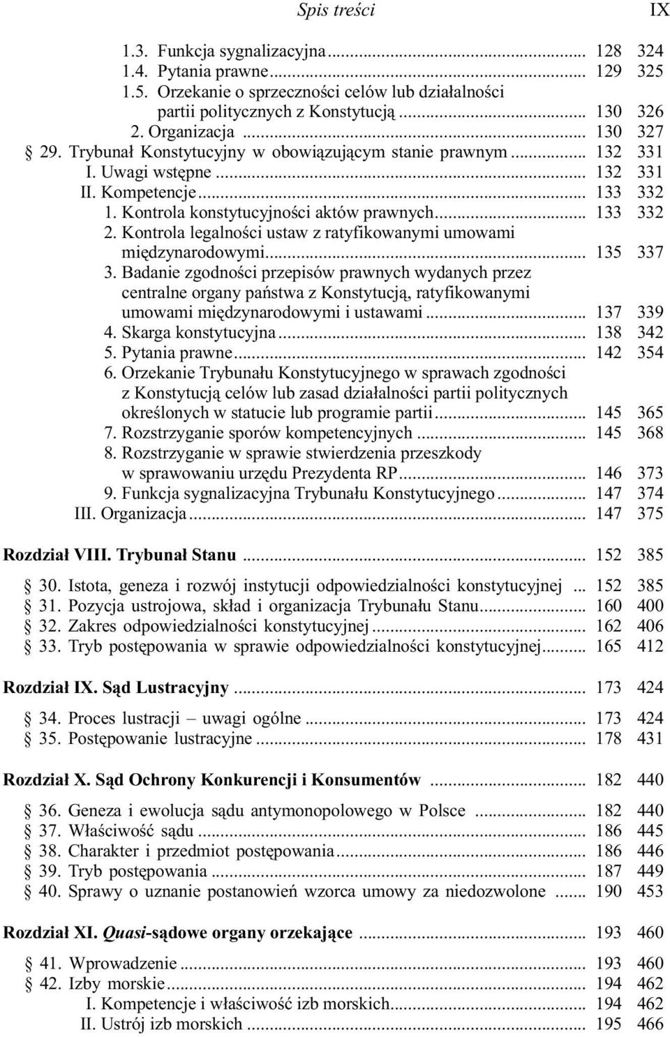 Kontrola legalnoœci ustaw z ratyfikowanymi umowami miêdzynarodowymi... 135 337 3.