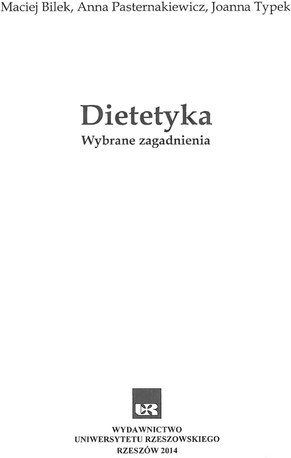 Dietetyka W ybrane zagadnienia